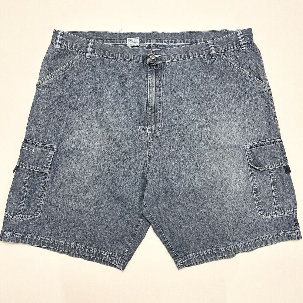 Damani Dada Light Wash Denim Shorts Y2K Skater Shorts